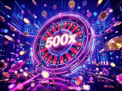 Energetic sports stadium with digital betting interface